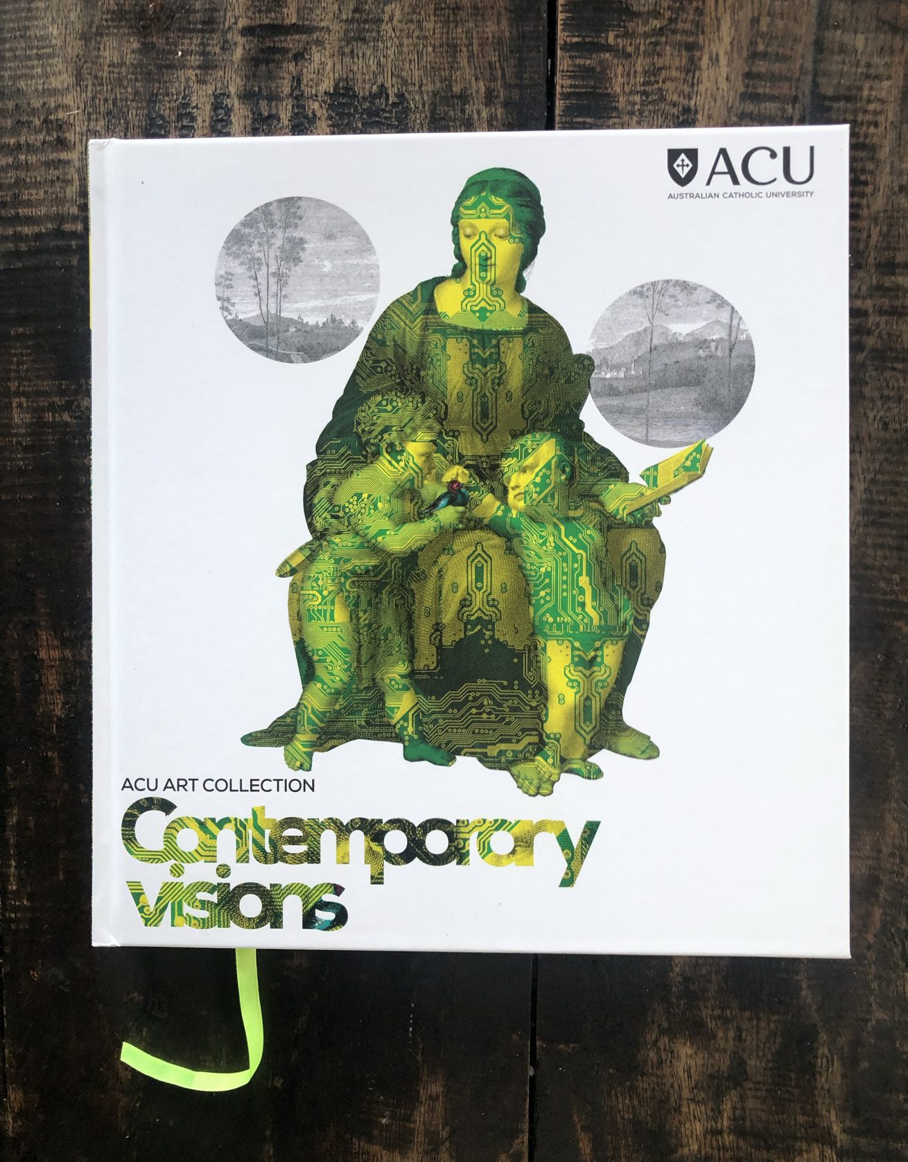 Cover of 'Contemporary Visions', ACU Art Collection, 2023