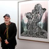 Chris Orr with Served bold, Geelong Gallery 2023