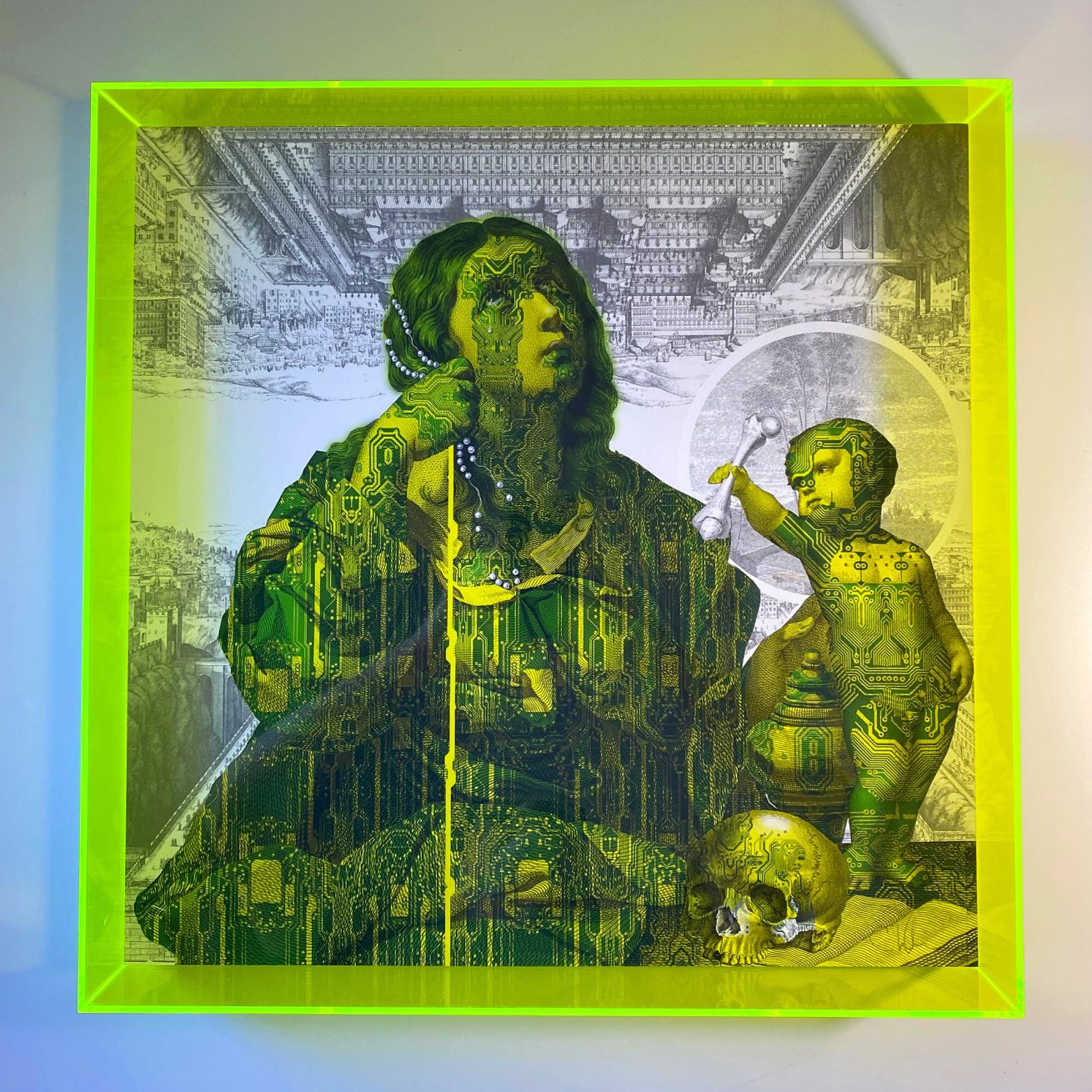 Miss Information Chlorophyll_Chris Orr_framed